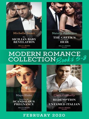 cover image of Modern Romance February 2020 Books 5-8
